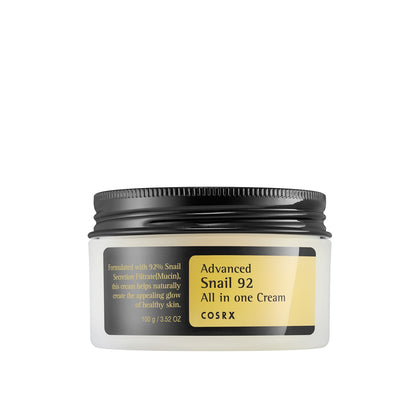 COSRX Advanced Snail 92 All In One Cream – 92% Snail Mucin Moisturizer