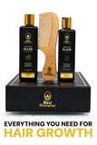 Hair Growth Bundle Pakistan – Complete Hair Care Set (Hair Oil + Shampoo + Wooden Comb)