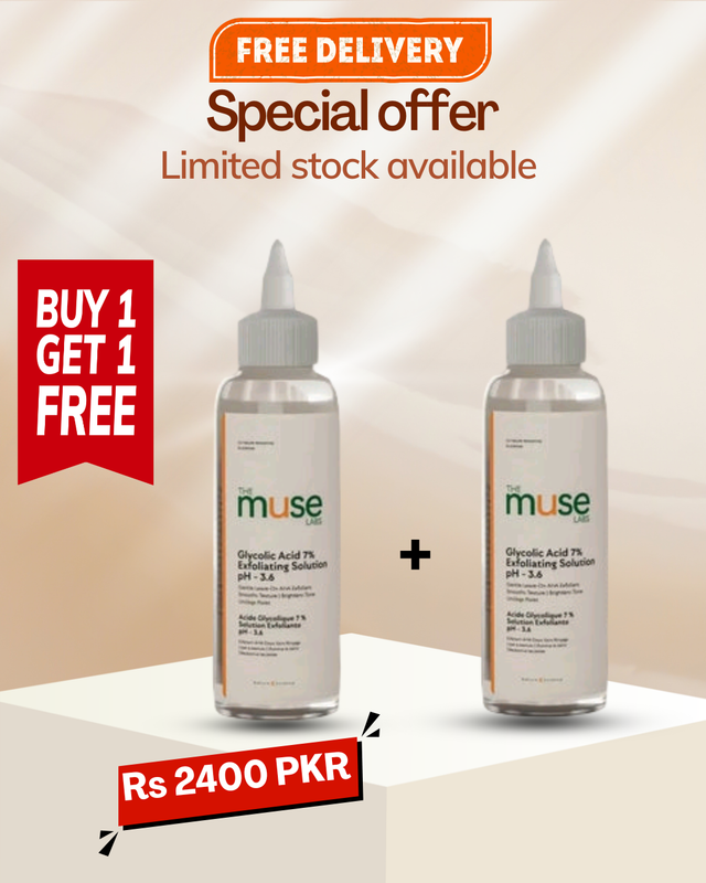 Muse Labs 7% Glycolic Acid Toner ( BUY 1 GET 1 FREE )