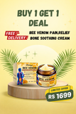 Bee Venom Pain, Relief bone soothing cream buy 1 Get 1 Free