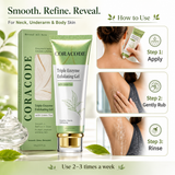 Coracode Triple Enzyme Exfoliating Gel with Green Tea – Buy 1 Get 1 Free | Gentle Exfoliation & Brightening