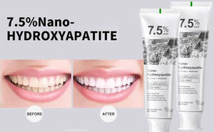 Nano Hydroxyapatite Teeth Whitening Toothpaste – Deep Cleaning & Bright Smile Formula (Buy 1 Get 1 Free)