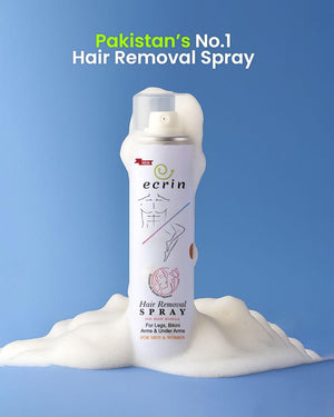 Ecrin Hair Removal Spray for Legs, Arms, Underarms & Body 200ml Buy 1 Get 1 Free)